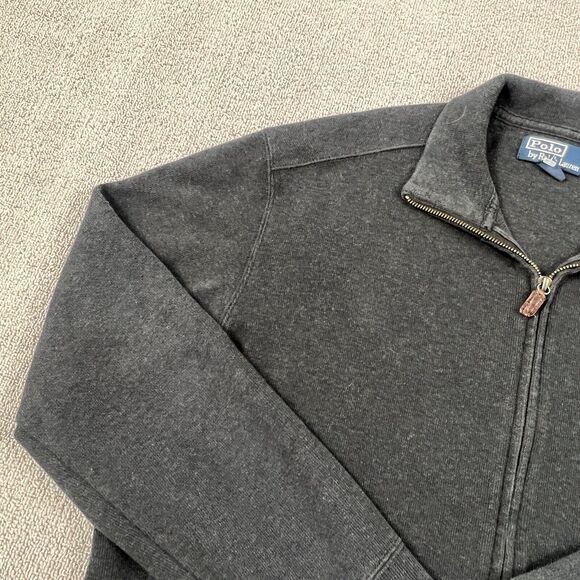 Ralph Lauren Jacket Adult Extra Large Gray Long Sleeve Full Zip Casual Men's - Picture 2 of 15